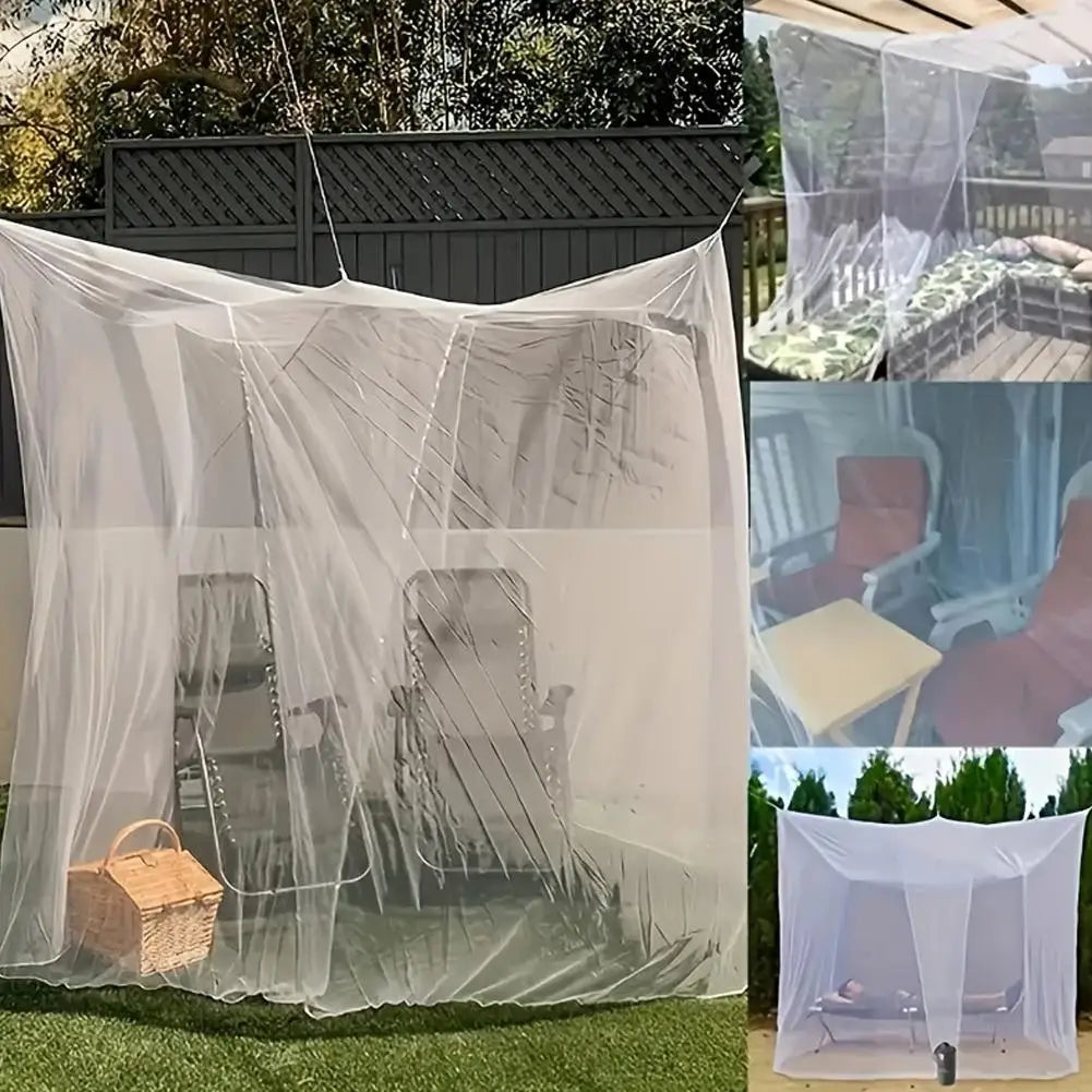 Outdoor Camping Mosquito Net Lightweight Huge Hammock Bug Tarp Repellent Breathable Mesh Tent Insect Canopy Bed Curtain