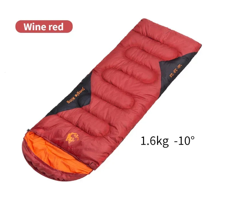 MOUNTAINHIKER JUNGLEKING Camping Sleeping Bag Ultralight Waterproof 4 Season Warm Envelope Sleeping Bags for Outdoor Hiking