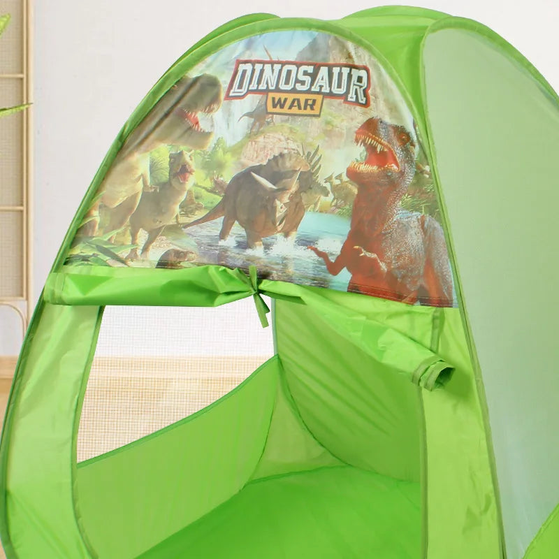 Fun Triangular Tent, Children's Play Tent, Colorful Playhouse for Kids, Foldable, No Assembly Required, Portable Outdoor Party Tent, Ideal Holiday Gift and Beach Toy for Kids, Halloween and Christmas Gift, Accessories Not Inc