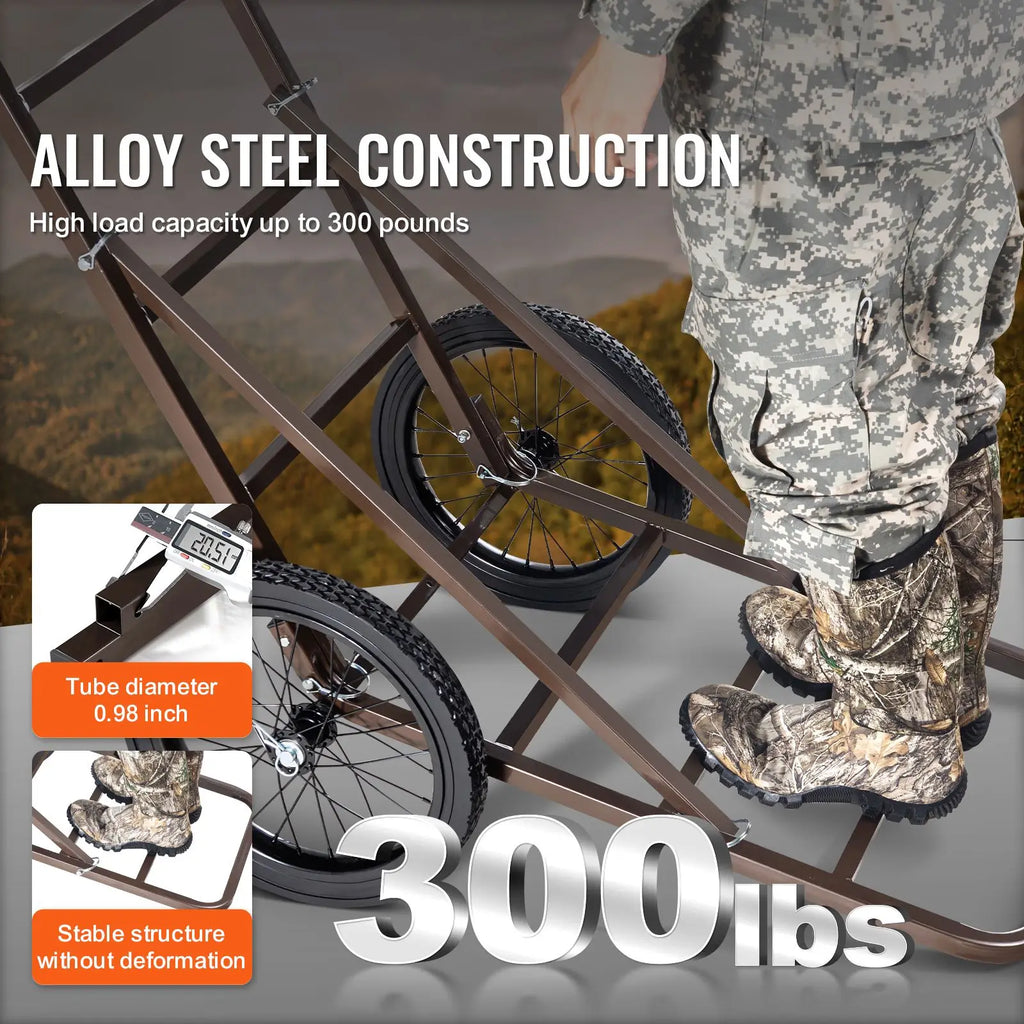 300 LBS Capacity Deer Cart