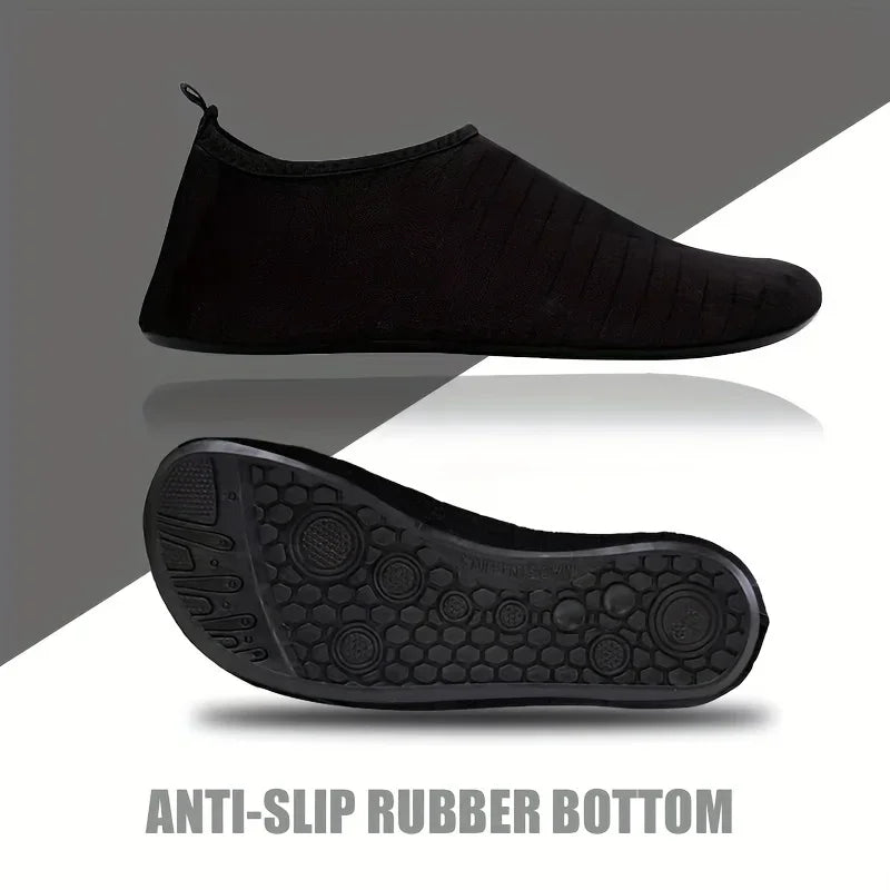 1Pair Water Shoes Women Men Barefoot Socks Anti-Slip Quick-Dry Beach Swim Water Sports Shoes Summer Casual Sports Water Sneakers