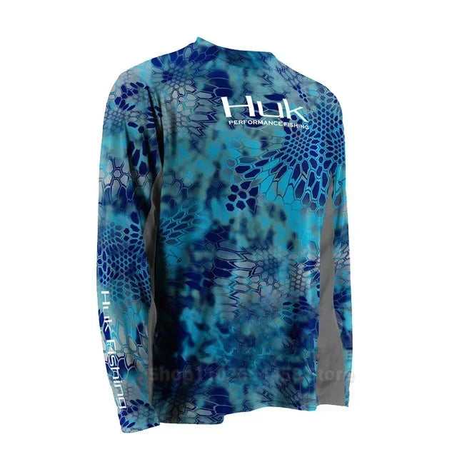 Fishing Shirts HUK Performance Long Sleeve Summer Hoodie Quick Dry Jaket Breathable Dresses Camisa Pesca Jersey Fish Sports UPF