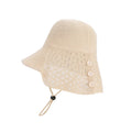 Hand-Woven Hollow-Out Fisherman's Hat with Button Design - Breathable and Comfortable - Sun Protection Hat for Daily Commuting and Beach Vacations - Holiday Gift