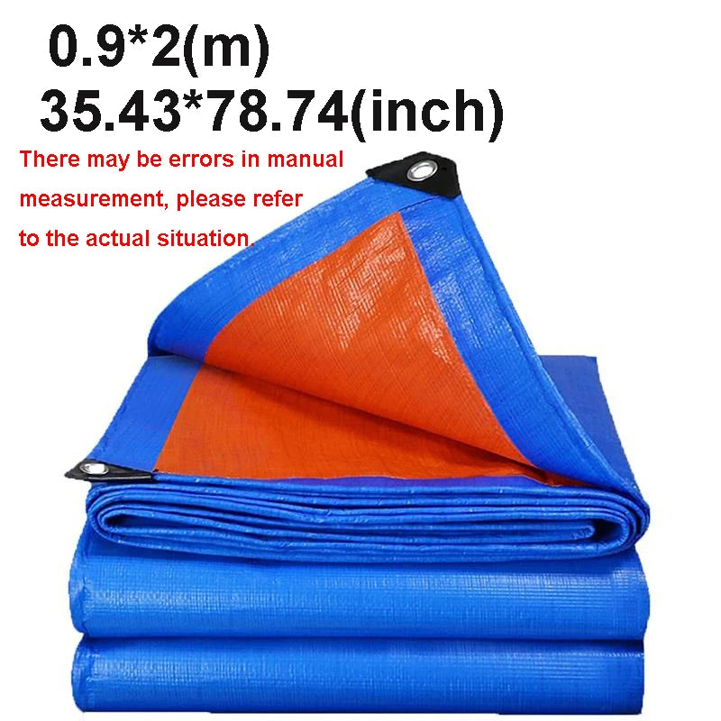 Tarpaulin Awning Durable Tarp Rectangle Sun Shade Patio Sunrays UV Block Waterproof Rain Cover Camping Outdoor Facility Backyard