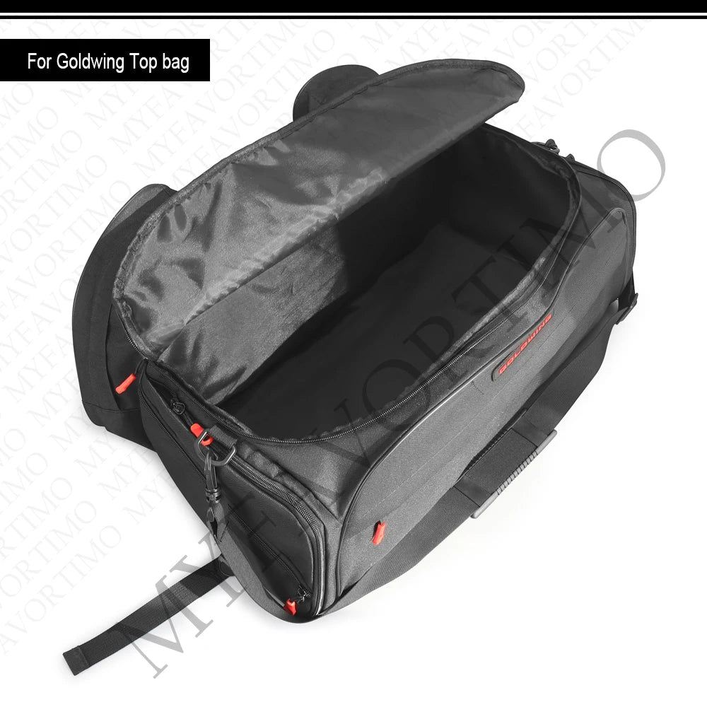 Motorcycle Rear Seat Luggage Rack Bag For Goldwing GL1800 GL1500 Trunk Tail Luggage Cases Top Bag large capacity Waterproof Bag
