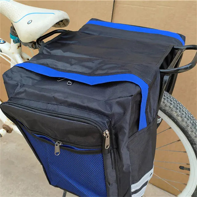 Bicycle Carrier Bag Rear Rack Luggage Back Seat Double Side Cycling High-capacity Durable Convenient Travel Trunk Bags
