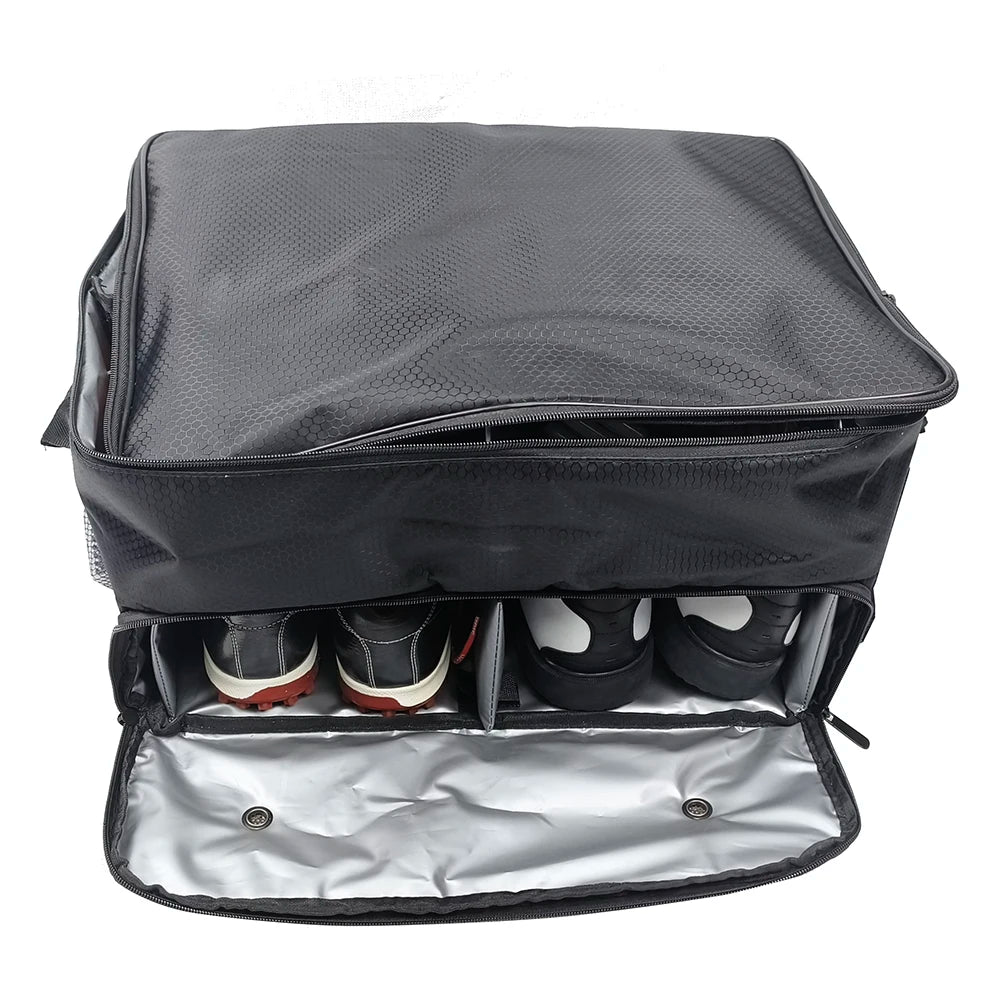 Waterproof Luggage Organizer Large Capacity Car Golf Storage Bag Heavy Duty Shoe Bag Ball Tee Clothing Glove Accessories