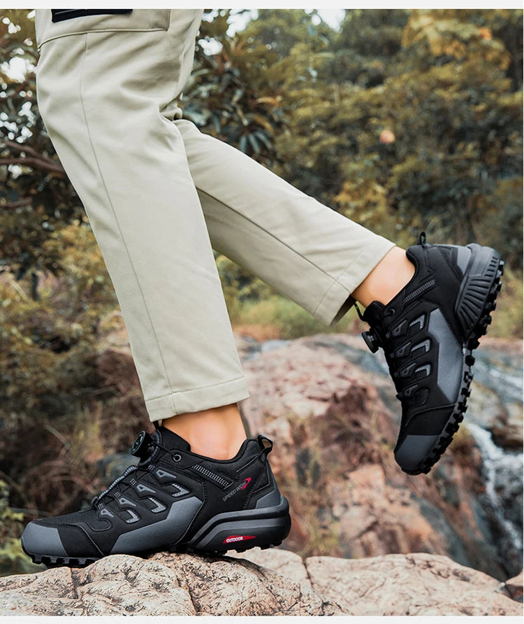 Men's Fashion Hiking Boots All-Season Wear Slip-Resistant, Comfortable, Durable Ideal for Outdoor Hiking and Mountain Climbing