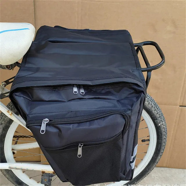 Bicycle Carrier Bag Rear Rack Luggage Back Seat Double Side Cycling High-capacity Durable Convenient Travel Trunk Bags