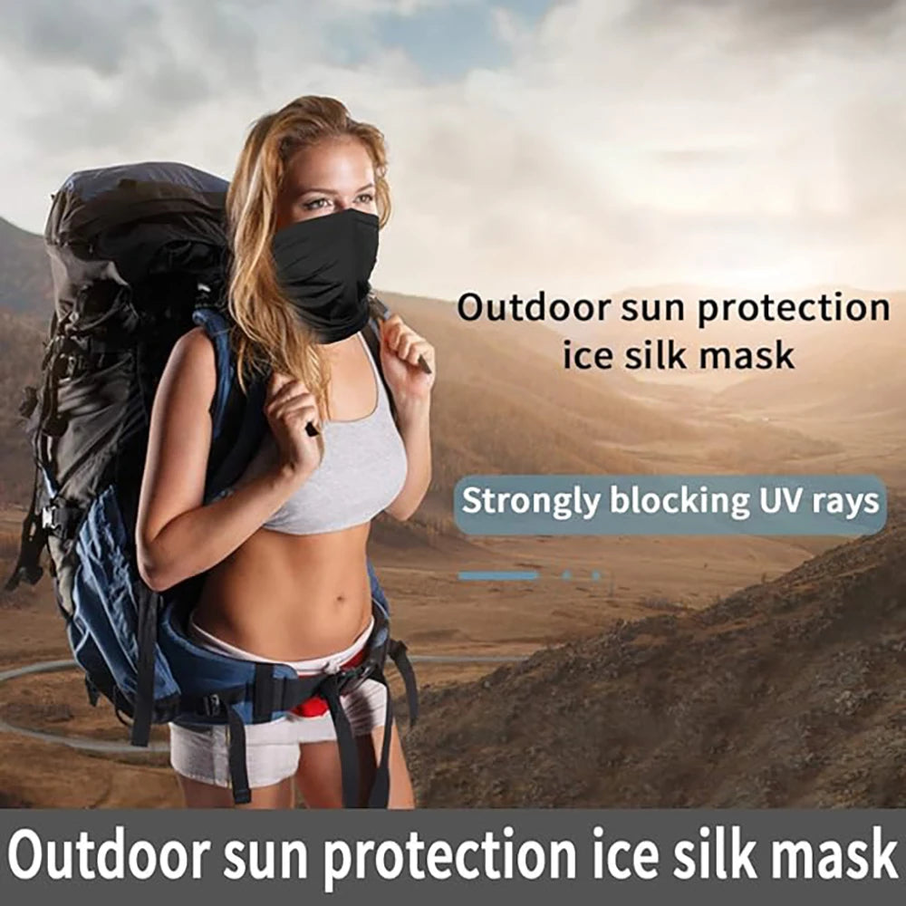 Camouflage Windproof Neck Gaiter Scarf Outdoor Sports Half Face Mask Running Skiing Cycling Bandana Breathable Motorcycle Mask