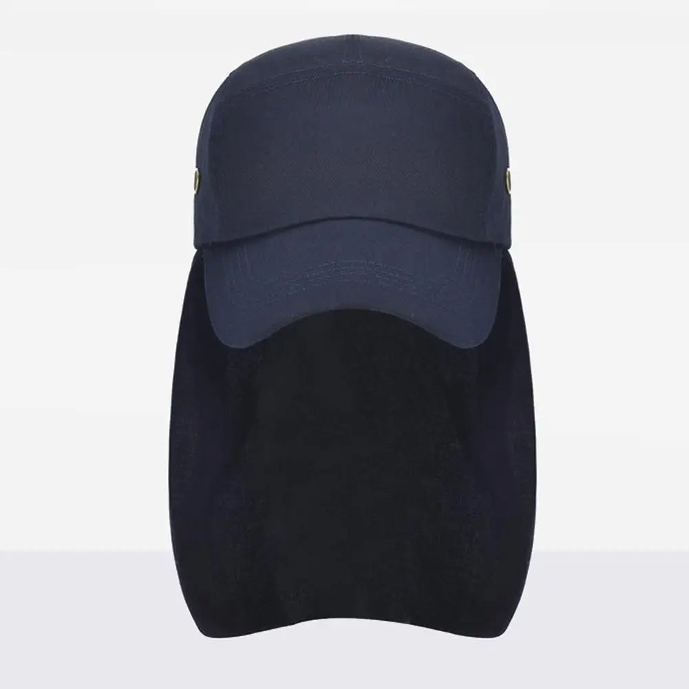 Outdoor fishing Fisherman hat Adjustable camping trip cap cape protection neck UV sun breathable extended edge R1P8
