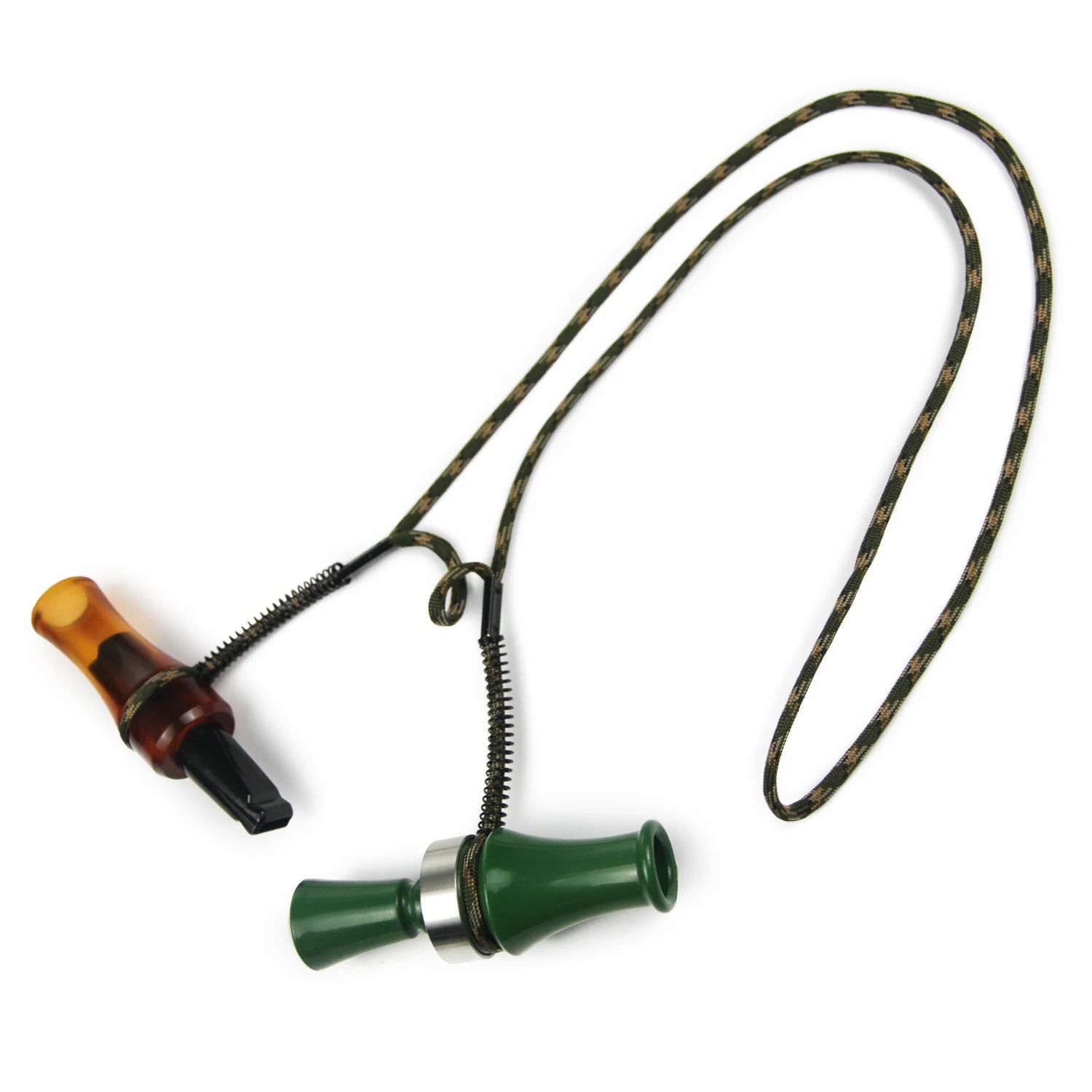 Hunting Decoy Rope Duck Call Lanyard Cord Hunter Game Adjustable 12 Rings Braided Whistle Bird Collar Sling Hunting Supplies New