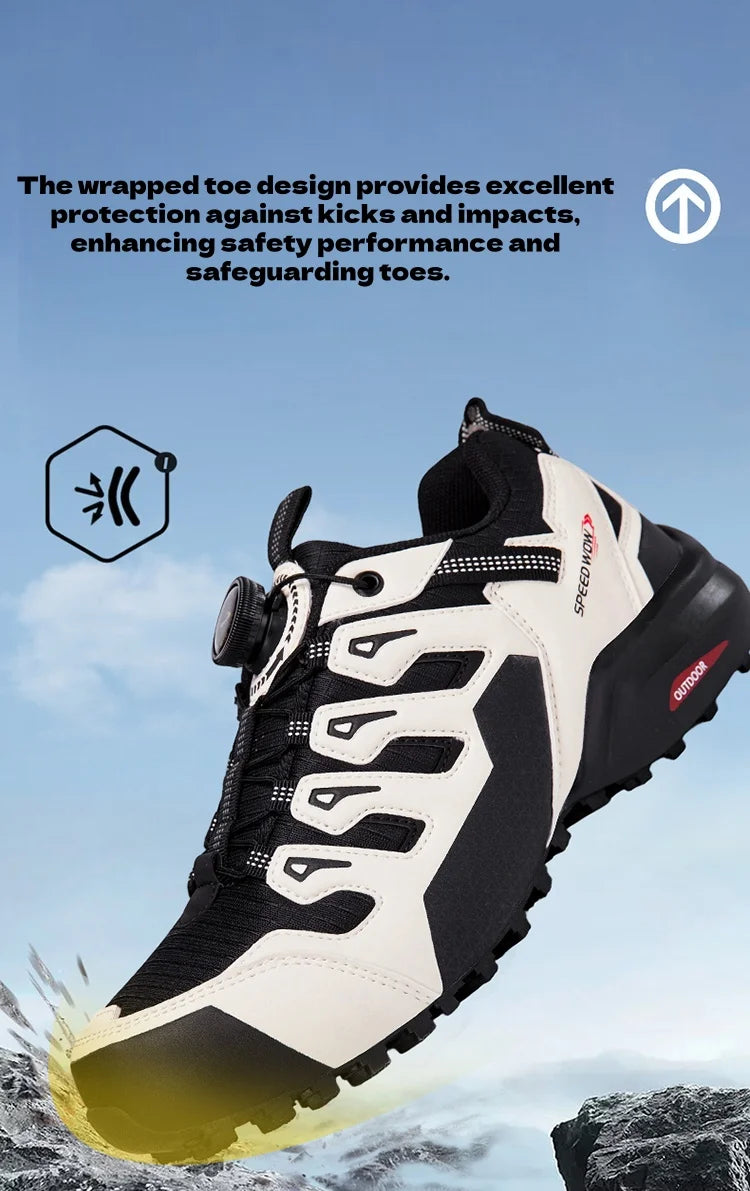 Men's Fashion Hiking Boots All-Season Wear Slip-Resistant, Comfortable, Durable Ideal for Outdoor Hiking and Mountain Climbing