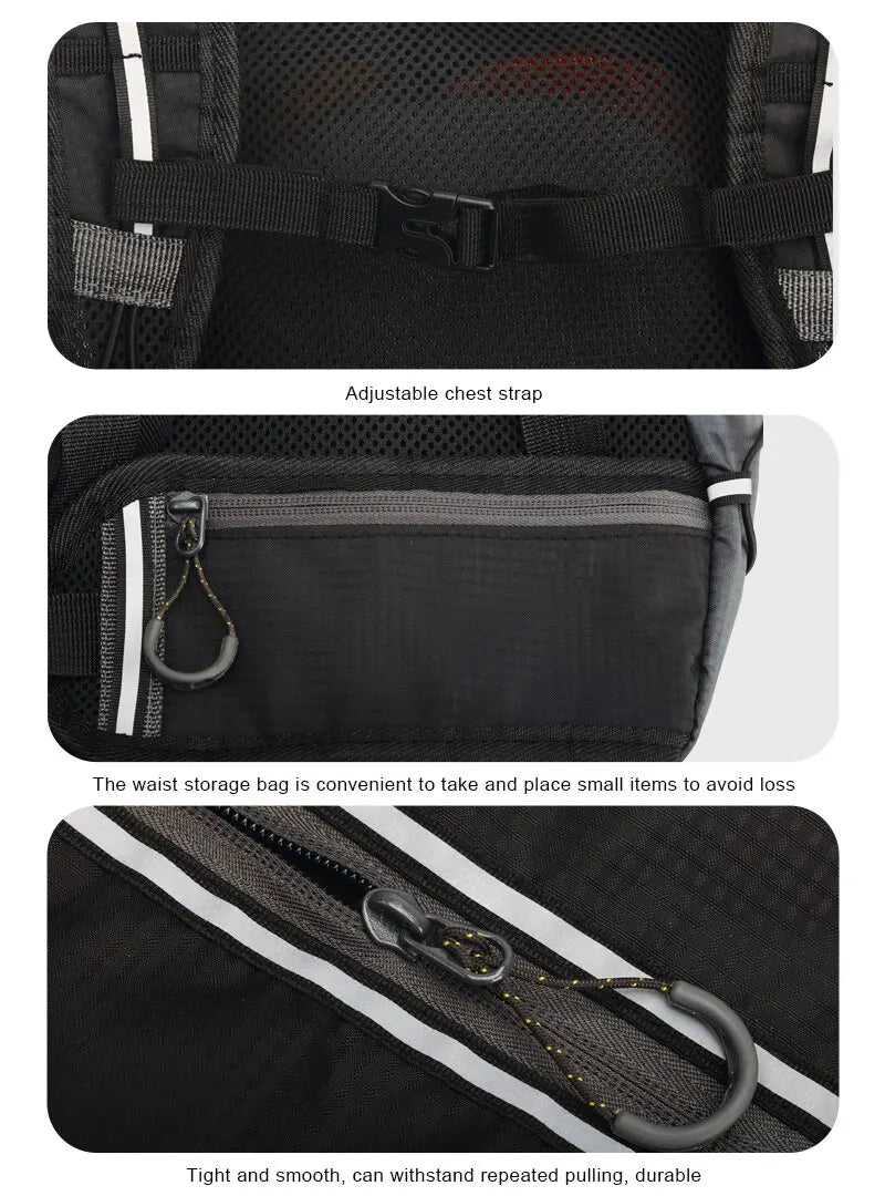 Water Bag Foldable 10L Sport Outdoor Hiking Portable Breathable For Cycling Road Bike Pouch Hydration Backpack