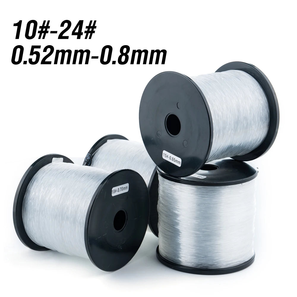 500M Nylon Fishing Line Long Casting Fishing Wire Heavy Duty Strong Clear Monofilament Line (35-90LB)