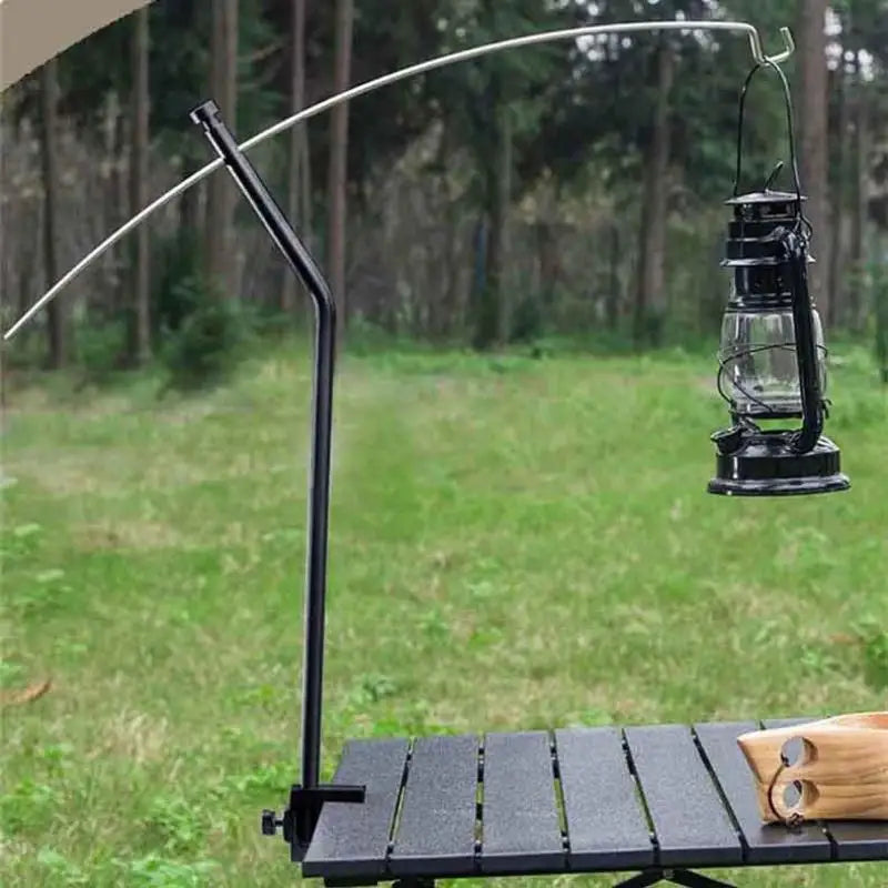 Camping Lamp Hanging Rack Aluminum Alloy Detachable Lantern Stand Table Lantern Hanger For Picnic Fishing Outdoor Lighting