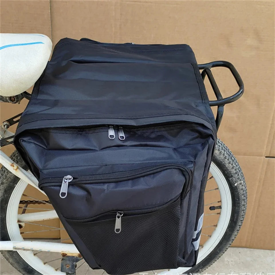 Bicycle Carrier Bag Rear Rack Luggage Back Seat Double Side Cycling High-capacity Durable Convenient Travel Trunk Bags