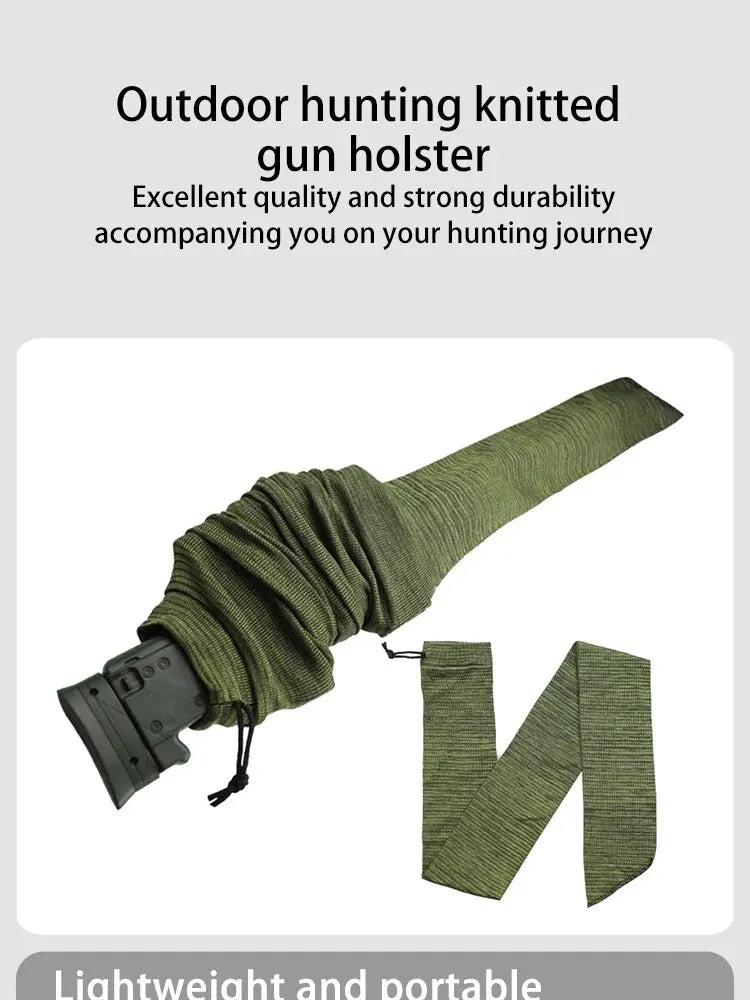 54/36 Inch Outdoor Hunting Knitted Holster Dust Cover Hunting Gun Storage Bag Hunting Knitted Holster