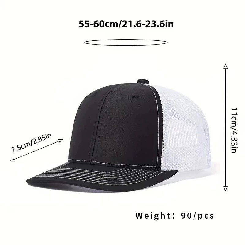 Fishing printed net hat truck driver micro curved eared hip hop male duck hat suitable for fishing and mountaineering lovers