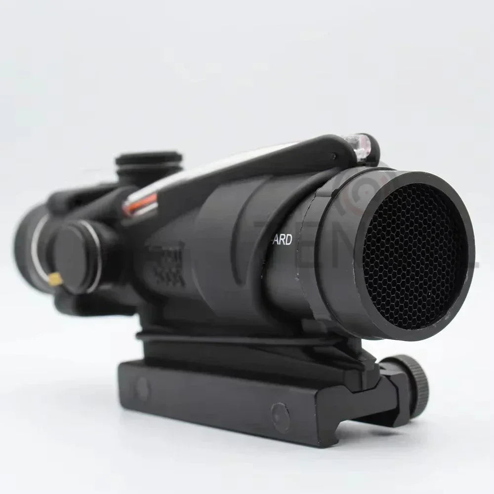 Hunting  4x32 Fiber Illuminated Red Chevron Scope with Killflash and Embossed Logo Rifle Scope Ar 15