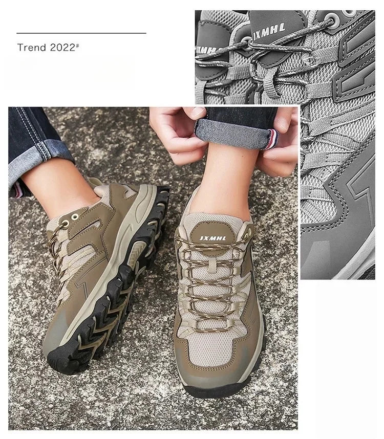New Women & Men Hiking Shoes Outdoor Trekking Sports Climbing Camping Boots Non-slip Waterproof Walking Jogging Trainers Sneakers