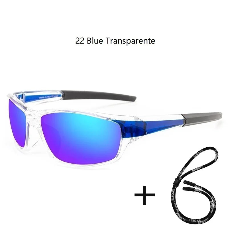 Men's Polarized Fishing Sunglasses With Glasses Chain For Men Women Driving Hiking Sun Glasses Fishing Eyewear