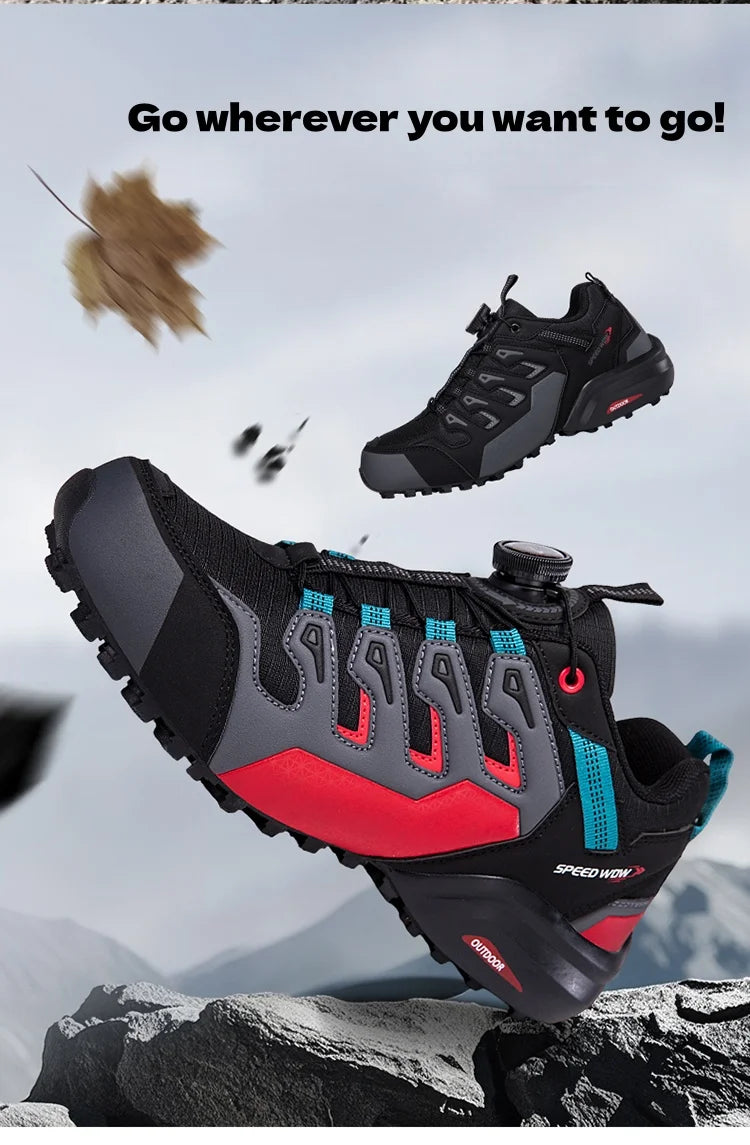 Men's Fashion Hiking Boots All-Season Wear Slip-Resistant, Comfortable, Durable Ideal for Outdoor Hiking and Mountain Climbing