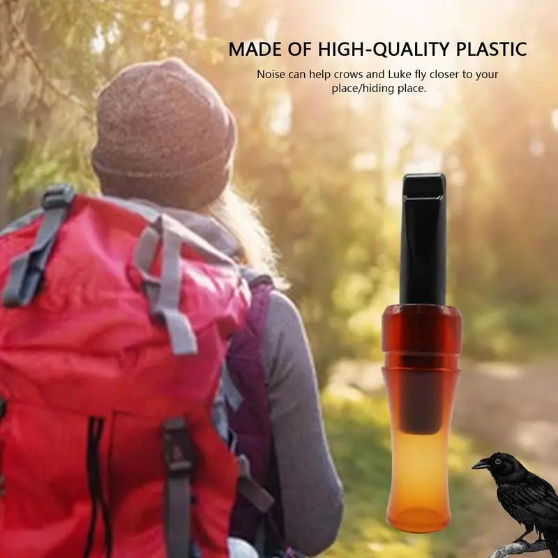 Hunting Whistle Crow Caller Attract Crows Hunting Tools Authentic Bird Call Crow Whistle Realistic Sounds Outdoor Accessories