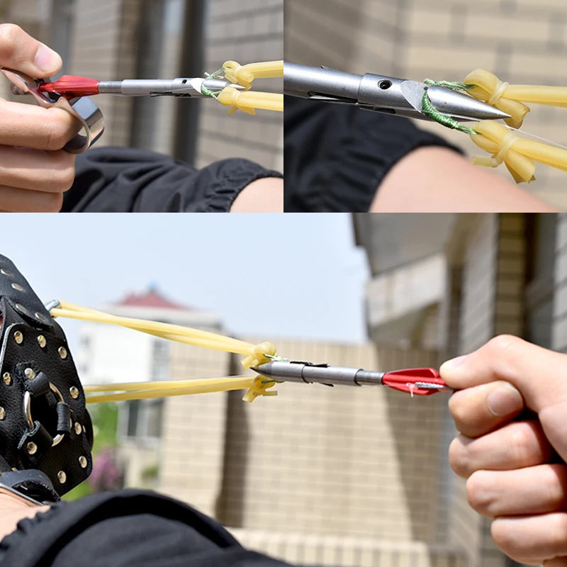 Professional Barbed Harpoon Shooting Fish Special Metal Dart Accessories Slingshot Fishing Special Harpoon Fish Arrow