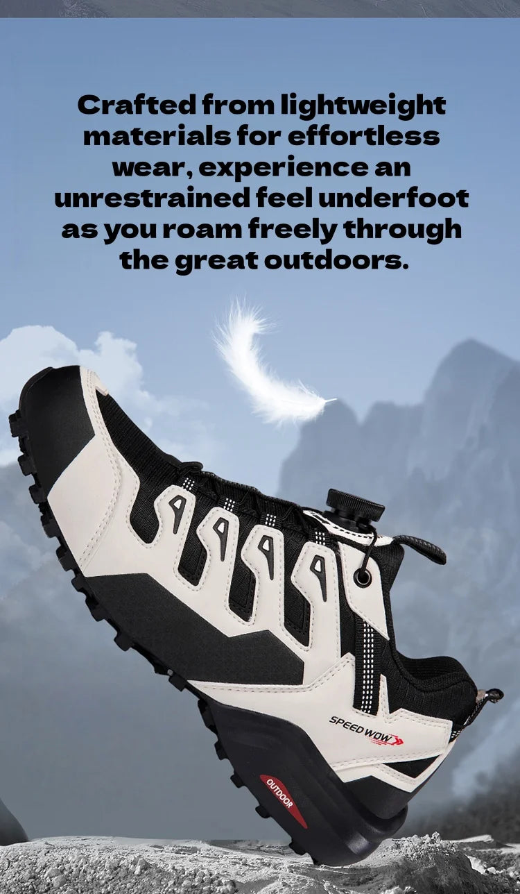 Men's Fashion Hiking Boots All-Season Wear Slip-Resistant, Comfortable, Durable Ideal for Outdoor Hiking and Mountain Climbing
