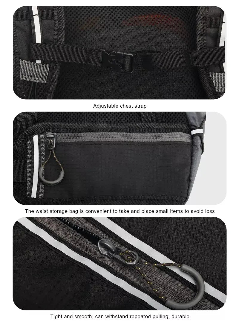 Water Bag Foldable 10L Sport Outdoor Hiking Portable Breathable For Cycling Road Bike Pouch Hydration Backpack