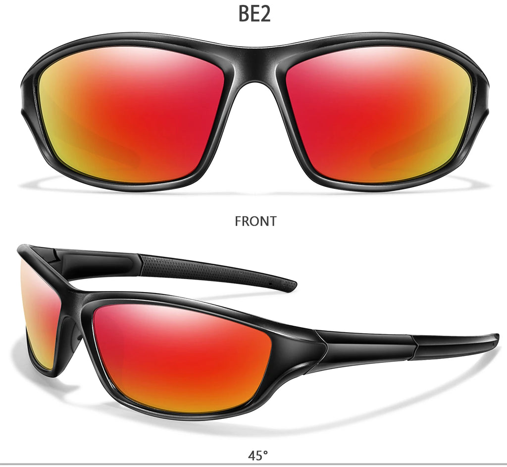 Polarized Fishing Sunglasses Men And Women Sports Colorful Glasses with UV protection for Outdoor Running, Hiking, Cycling