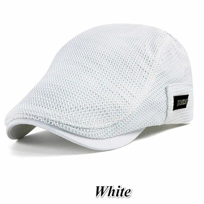 Men's Mesh Baseball Cap Breathable Summer Caps Dad Hat Outdoor Fishing Hats Trucker Cap