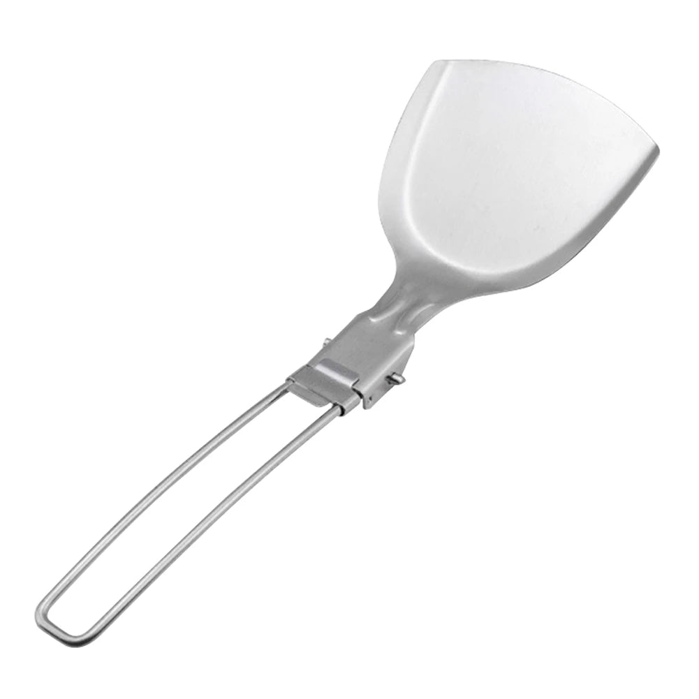 Cooking Utensils Stainless Steel Camping Cooking Utensils Foldable Lightweight Dinnerware Travel Picnic Equipment Supplies
