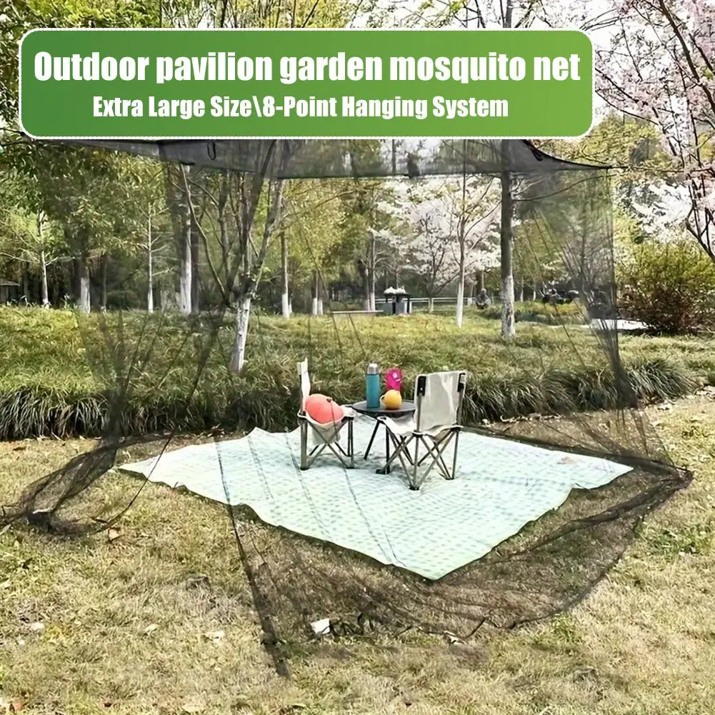 Outdoor Camping Mosquito Net Lightweight Huge Hammock Bug Tarp Repellent Breathable Mesh Tent Insect Canopy Bed Curtain