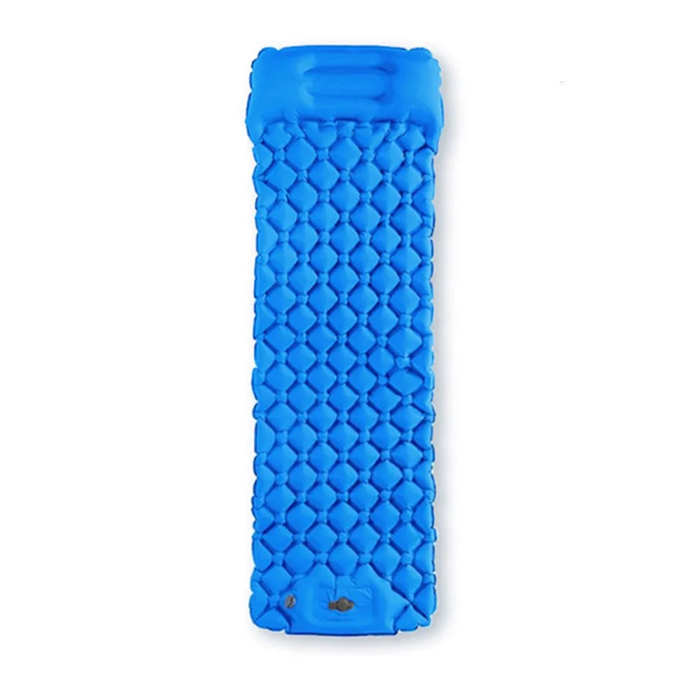 Built-in Pump Camping Air Mattress Tear-Resistant Thickened Pad Inflatable Mattress Foldable Portable Inflatable Sleeping Pad
