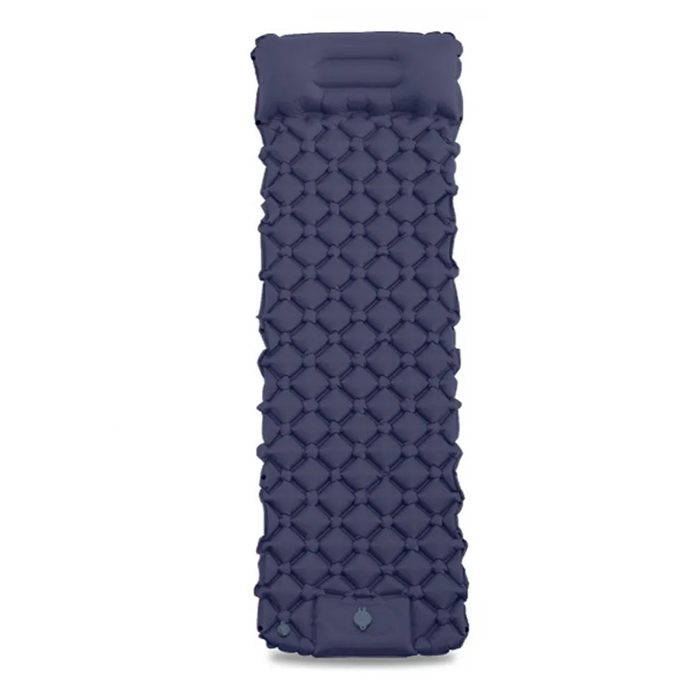 Built-in Pump Camping Air Mattress Tear-Resistant Thickened Pad Inflatable Mattress Foldable Portable Inflatable Sleeping Pad
