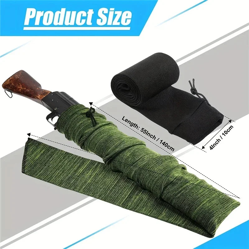 GUN SOCK 55/16 Inch Outdoor Hunting Knitted Holster Dust Cover Gun Storage Bag for Rifle Shotgun Protection