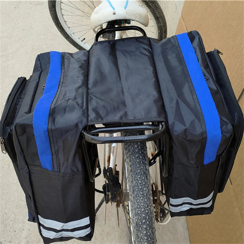 Bicycle Carrier Bag Rear Rack Luggage Back Seat Double Side Cycling High-capacity Durable Convenient Travel Trunk Bags