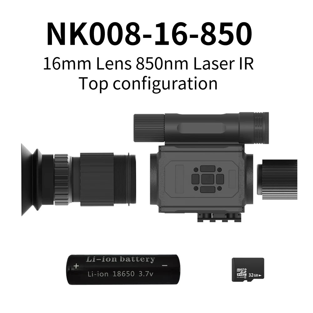 Hunting sight 1.4-inch screen, camera/video, COMS imaging, optical technology 5x magnification, visible up to 400 meters