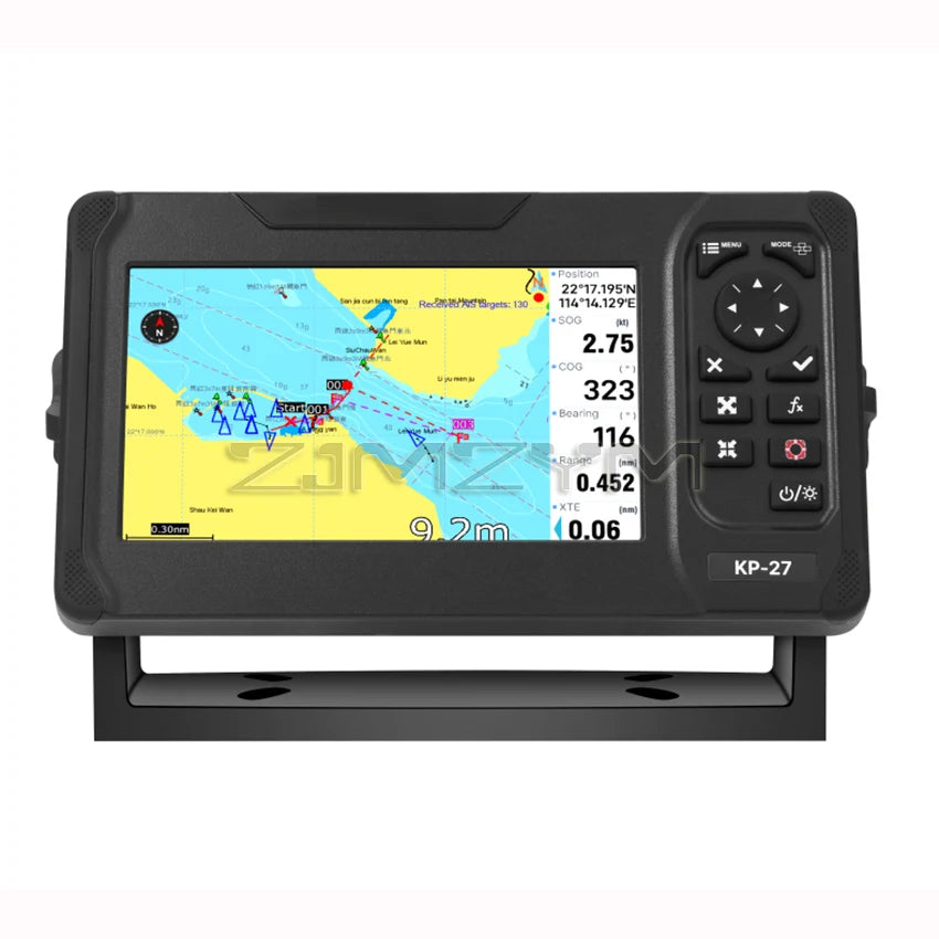 KP-27 Marine GPS Chart Plotter Boat GPS SBAS Navigator Locator Display Function Ship Marine Navigator Boat Accessories Upgraded