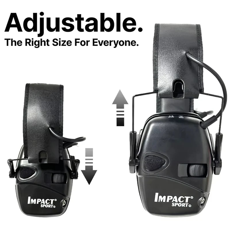 Gun Range Shooting Active Headset Headphones for Hunting Electronic Hearing Protection Ear Protect Noise Reduction Earmuff