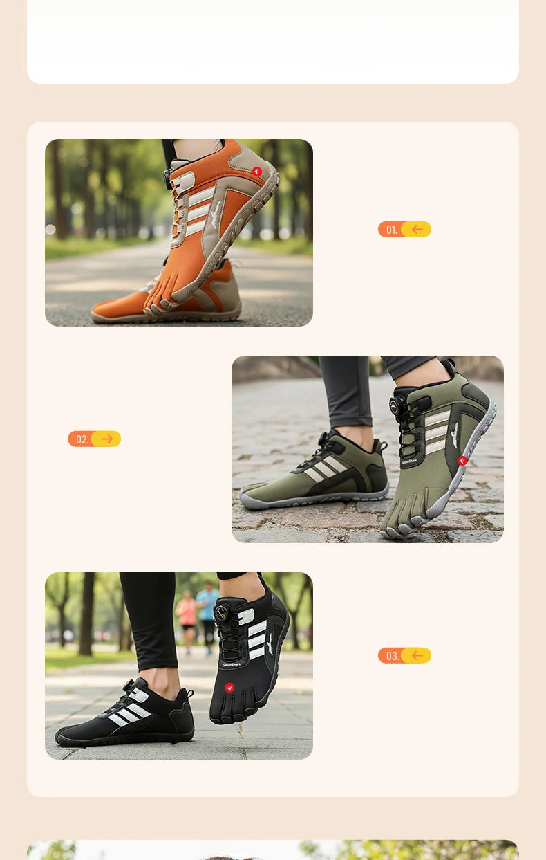 Five-Toe Water Shoes | Barefoot Sneakers for Hiking, Beach, Yoga & Outdoor Sports | Non-Slip & Breathable