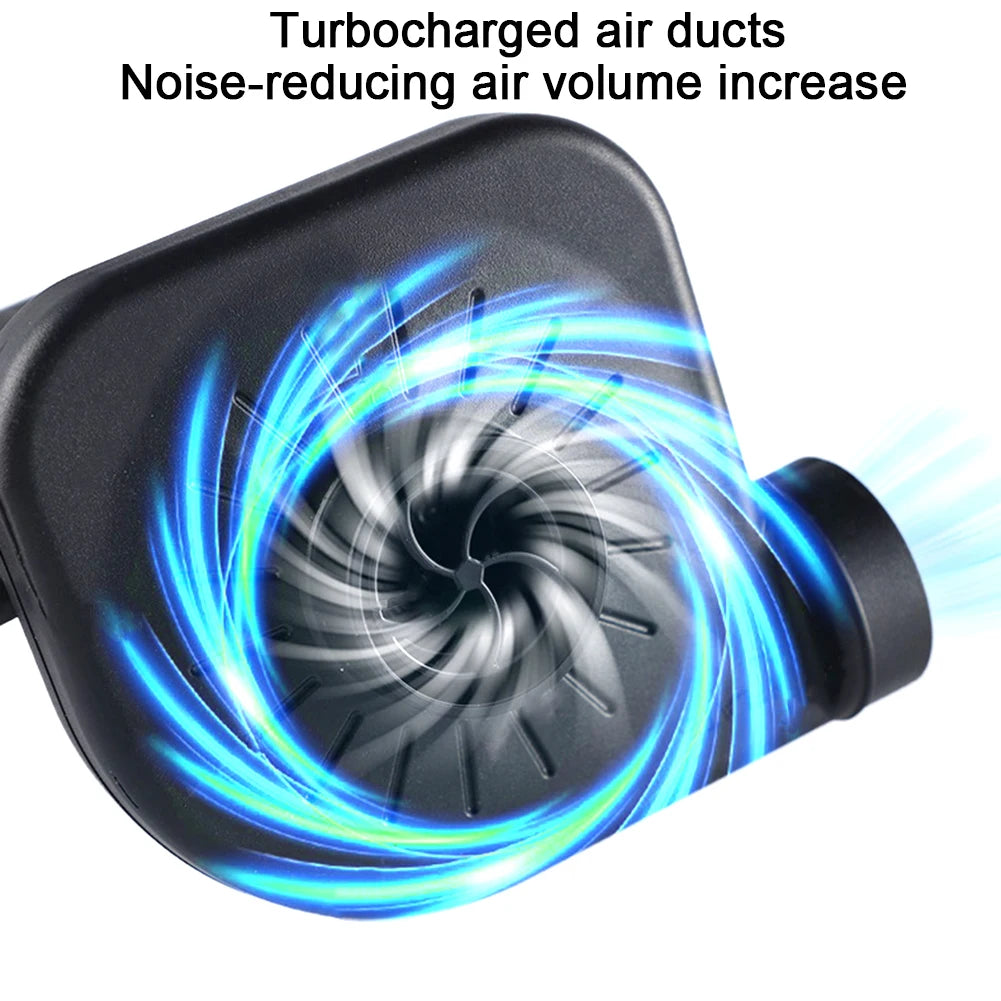 Electric Air Pump with 3 Nozzles Portable Air Mattress Pump Quick-Fill Inflator/Deflator Pumps for Inflatables Air Cushion Bed