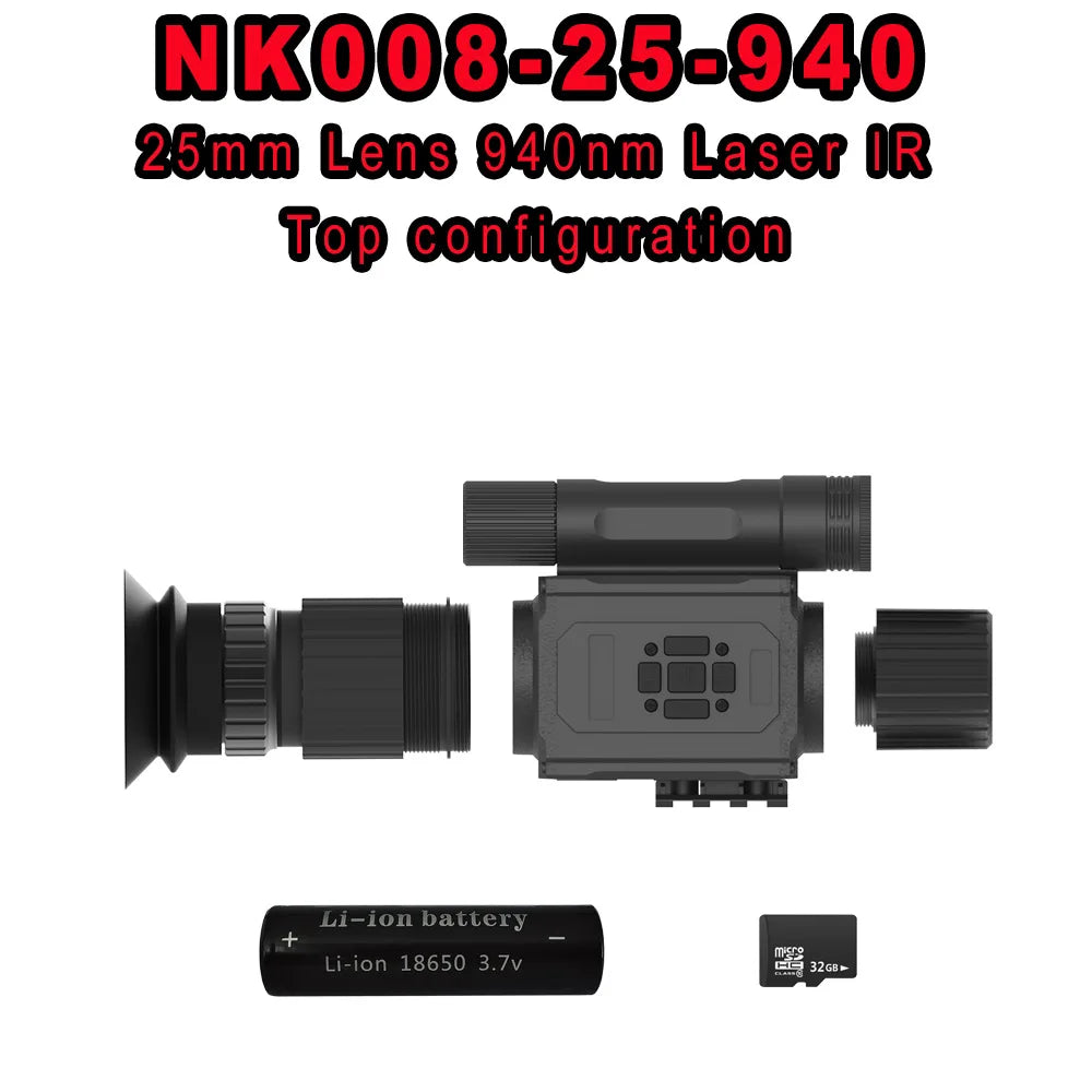 Hunting sight 1.4-inch screen, camera/video, COMS imaging, optical technology 5x magnification, visible up to 400 meters