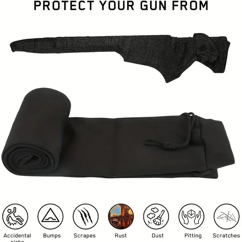 GUN SOCK 55/16 Inch Outdoor Hunting Knitted Holster Dust Cover Gun Storage Bag for Rifle Shotgun Protection