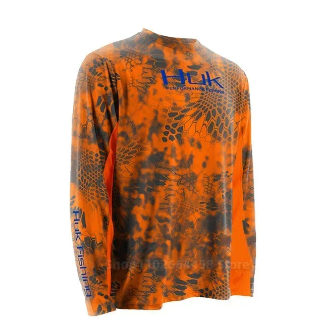 Fishing Shirts HUK Performance Long Sleeve Summer Hoodie Quick Dry Jaket Breathable Dresses Camisa Pesca Jersey Fish Sports UPF
