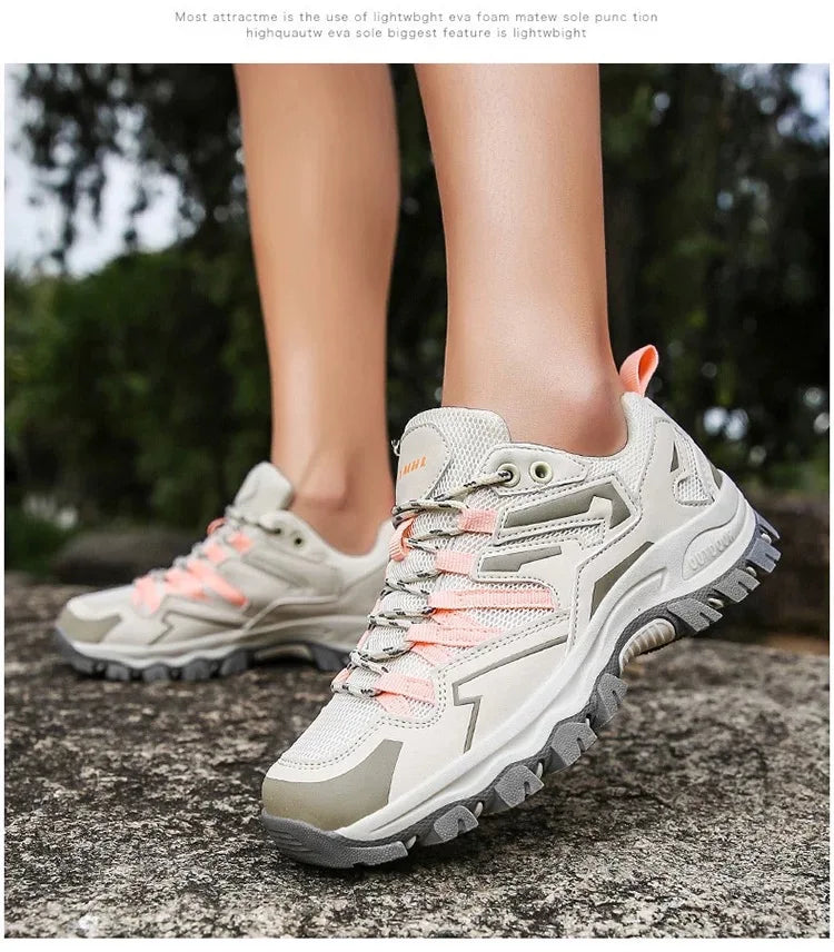 New Women & Men Hiking Shoes Outdoor Trekking Sports Climbing Camping Boots Non-slip Waterproof Walking Jogging Trainers Sneakers