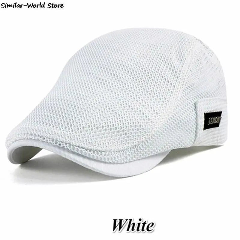 Men's Mesh Baseball Cap Breathable Summer Caps Dad Hat Outdoor Fishing Hats Trucker Cap
