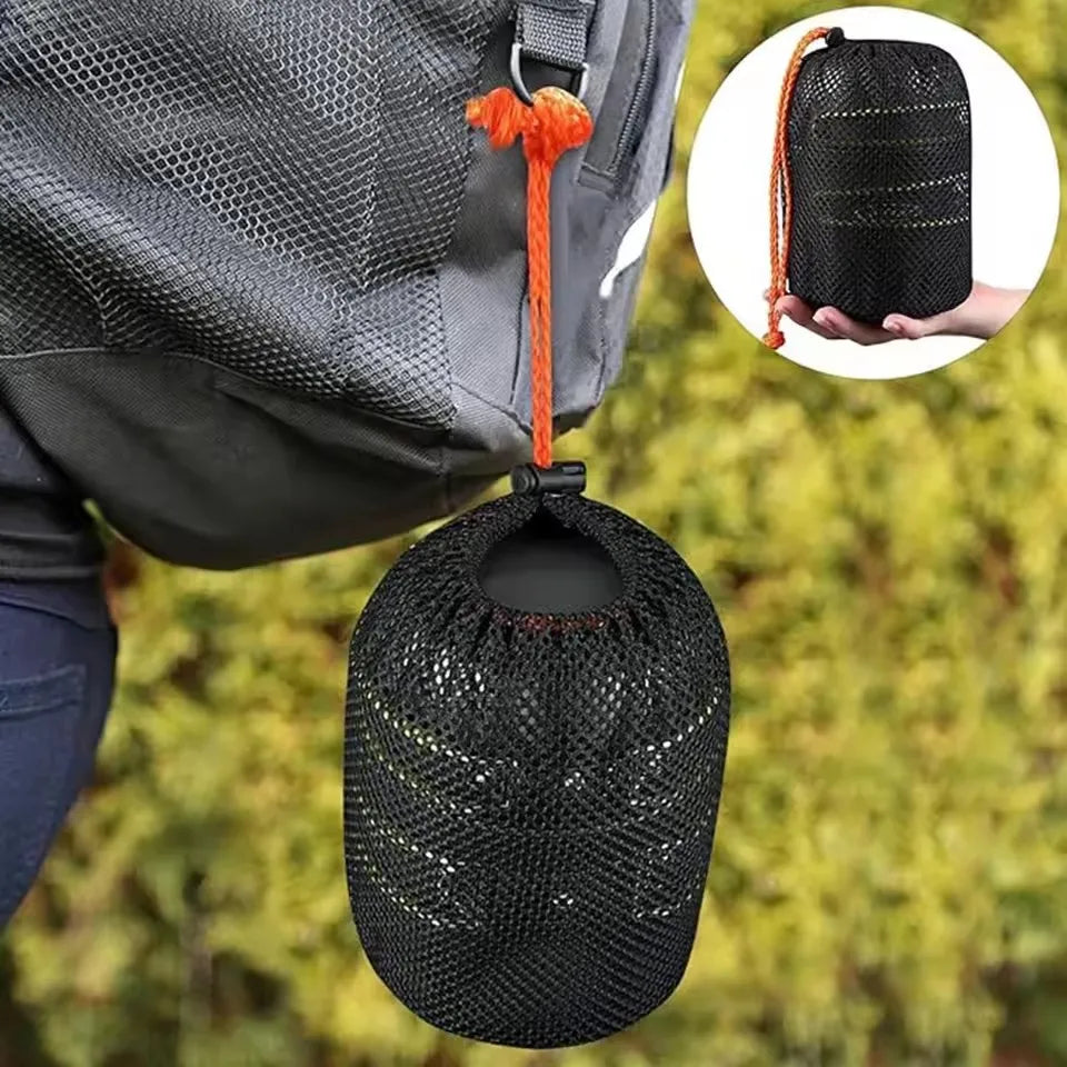 Ultralight Camping Cookware Mess Kit Camping Pot Set Outdoor Cooking Tableware for Hiking Trekking Picnic Fishing Mountaineering